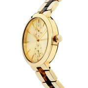  Shop Authentic Michael Kors Garner Multifunction Gold Dial Two Tone Steel Strap Watch For Women - MK6471 - Luxxuri