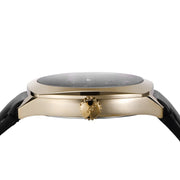  Shop Authentic Gucci GG2570 Black Dial Black Leather Strap Watch For Men - YA142310 - Luxxuri