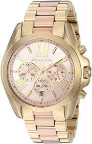  Shop Authentic Michael Kors Bradshaw Gold Dial Two Tone Steel Strap Watch for Women - MK6359 - Luxxuri