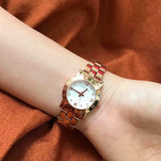  Shop Authentic Marc Jacobs Mini Amy White Dial Rose Gold Steel Strap Watch for Women - MBM3078 - Luxxuri