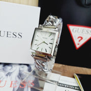  Shop Authentic Guess Vanity Silver Dial Silver Steel Strap Watch for Women - W1029L1 - Luxxuri