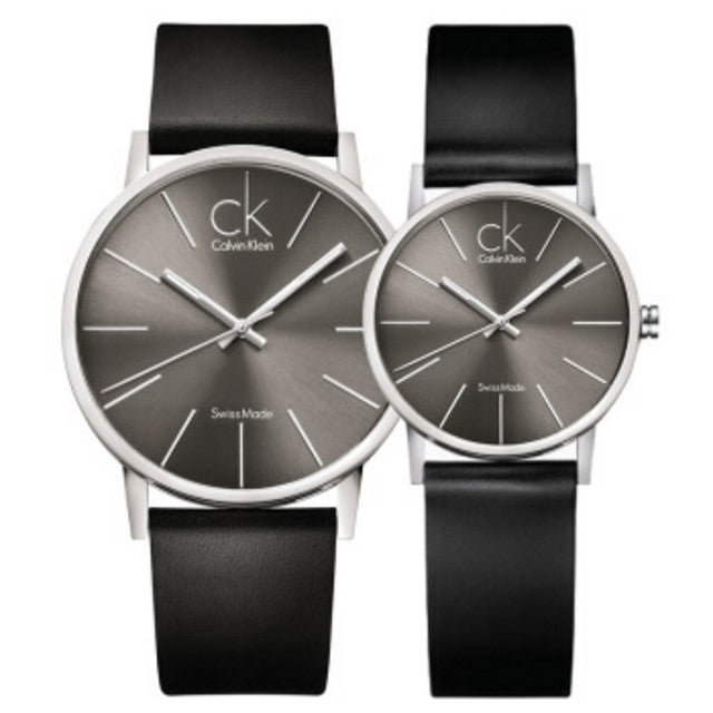  Shop Authentic Calvin Klein Minimal Black Dial Black Leather Strap Watch for Women - K7622107 - Luxxuri