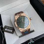  Shop Authentic Maurice Lacroix Aikon Automatic Green Dial Brown Leather Strap Watch For Men - AI6008-BRZ0B-630-M - Luxxuri