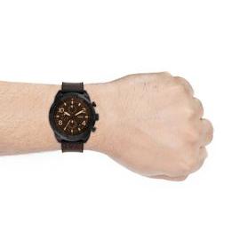  Shop Authentic Fossil Bronson Chronograph Brown Dial Brown Leather Strap Watch for Men - FS5713 - Luxxuri