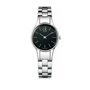  Shop Authentic Calvin Klein Simplicity Black Dial Silver Steel Strap Watch for Women - K4323130 - Luxxuri
