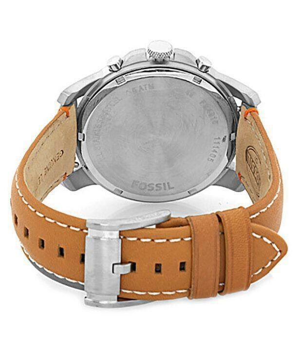  Shop Authentic Fossil Grant Chronograph Green Dial Brown Leather Strap Watch for Men - FS4918 - Luxxuri