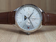  Shop Authentic Tommy Hilfiger Oliver Quartz White Dial Brown Leather Strap Watch for Men - 1791304 - Luxxuri