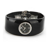  Shop Authentic Emporio Armani Casual Analog Black Dial Black Leather Strap Watch For Women - AR0739 - Luxxuri