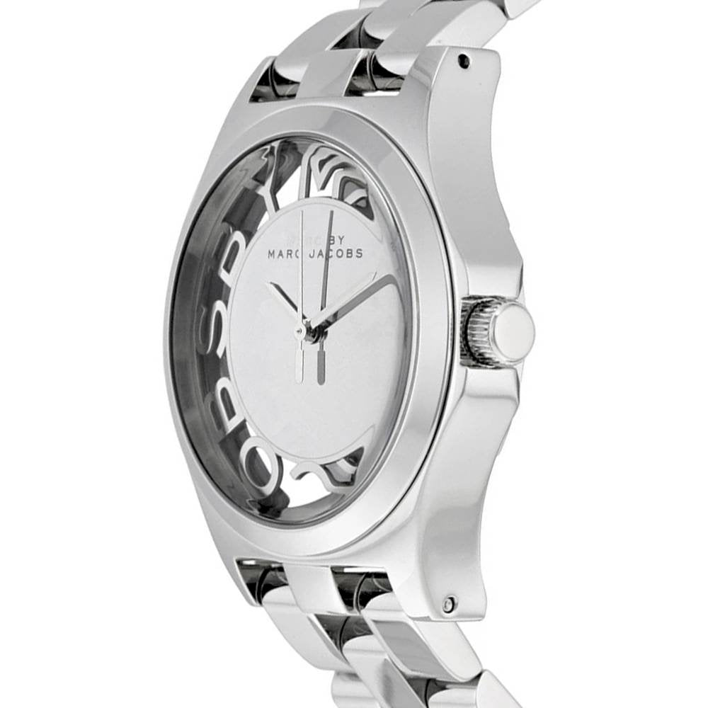  Shop Authentic Marc Jacobs Henry White Dial Silver Steel Strap Watch for Women - MBM3291 - Luxxuri