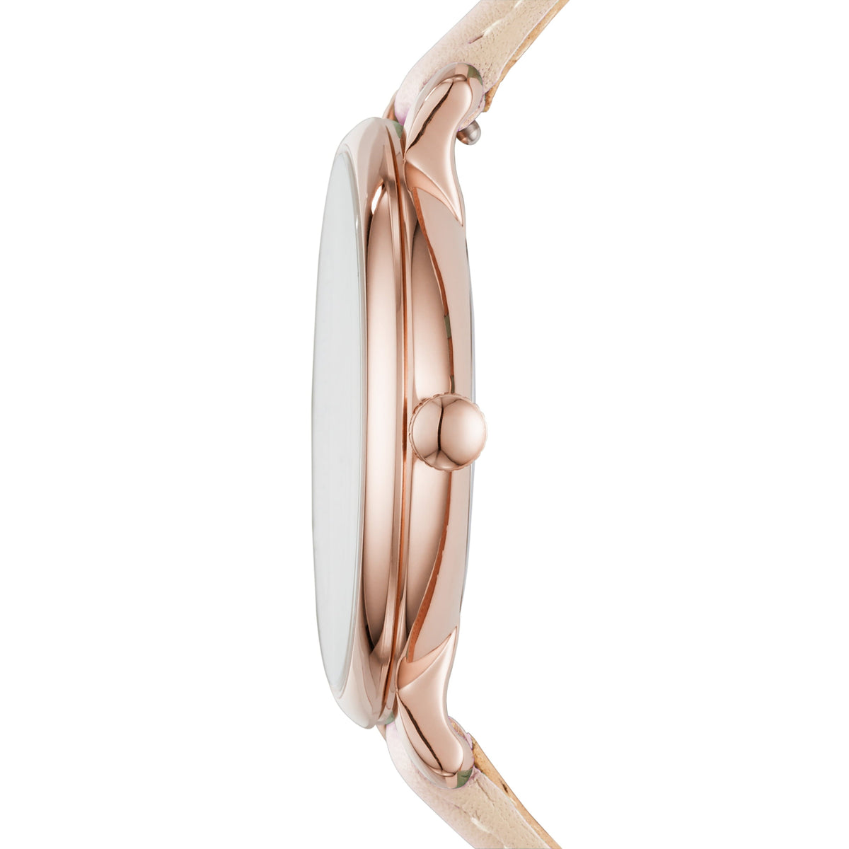  Shop Authentic Fossil Jacqueline Three Hand Mother of Pearl Dial Pink Leather Strap Watch for Women - ES4671 - Luxxuri