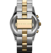  Shop Authentic Marc Jacobs Blade Chronograph Silver Dial Two Tone Steel Strap Watch for Women - MBM3177 - Luxxuri