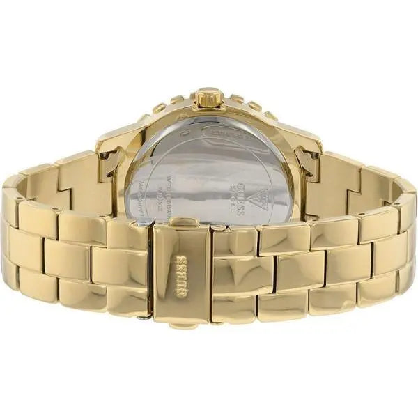  Shop Authentic Guess Dazzler Diamonds Silver Dial Gold Steel Strap Watch for Women - W0335L2 - Luxxuri