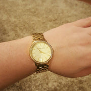  Shop Authentic Michael Kors Argyle Glitz Rose Gold Dial Rose Gold Steel Strap Watch For Women - MK3120 - Luxxuri