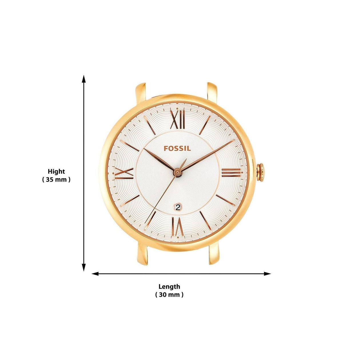  Shop Authentic Fossil Jacqueline Mother of Pearl White Dial Gold Mesh Strap Watch for Women - ES4352 - Luxxuri