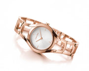  Shop Authentic Calvin Klein Class White Dial Rose Gold Steel Strap Watch for Women - K6R23626 - Luxxuri
