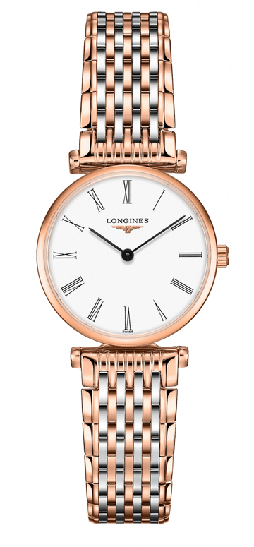  Shop Authentic Longines La Grande Classique De Longines White Dial Two Tone Mesh Bracelet Watch for Women - L4.209.1.91.7 - Luxxuri