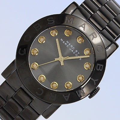  Shop Authentic Marc Jacobs Amy Black Dial Black Steel Strap Watch for Women - MBM8595 - Luxxuri
