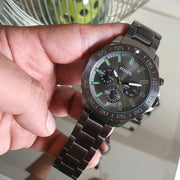  Shop Authentic Fossil Bannon Multifunction Chronograph Green Dial Grey Steel Strap Watch for Men - BQ2504 - Luxxuri
