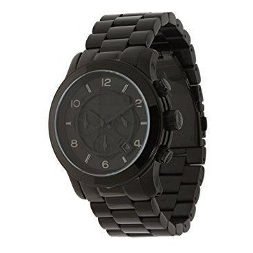  Shop Authentic Michael Kors Runway Chronograph Black Dial Black Steel Strap Watch for Men - MK8157 - Luxxuri