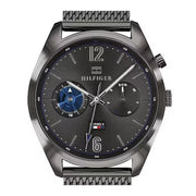  Shop Authentic Tommy Hilfiger Deacon Multifunction Black Dial Black Mesh Bracelet Watch for Men - 1791546 - Luxxuri
