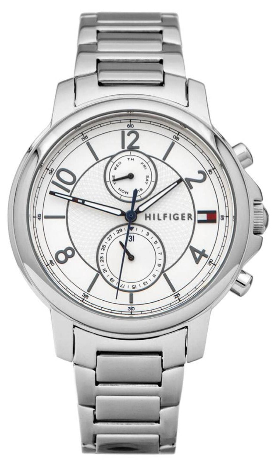  Shop Authentic Tommy Hilfiger Claudia White Dial Silver Steel Strap Watch for Women - 1781819 - Luxxuri