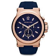  Shop Authentic Michael Kors Dylan Blue Dial Blue Rubber Strap Watch for Men - MK8295 - Luxxuri