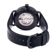  Shop Authentic Emporio Armani Aviator Chronograph Black Dial Black Leather Strap Watch For Men - AR60028 - Luxxuri