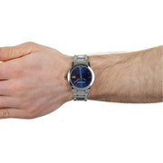 Shop Authentic Burberry The City Blue Dial Silver Steel Strap Watch for Men - BU9031 - Luxxuri