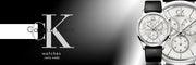  Shop Authentic Calvin Klein Masculine Chronograph White Dial Black Leather Strap Watch for Men - K2H27120 - Luxxuri