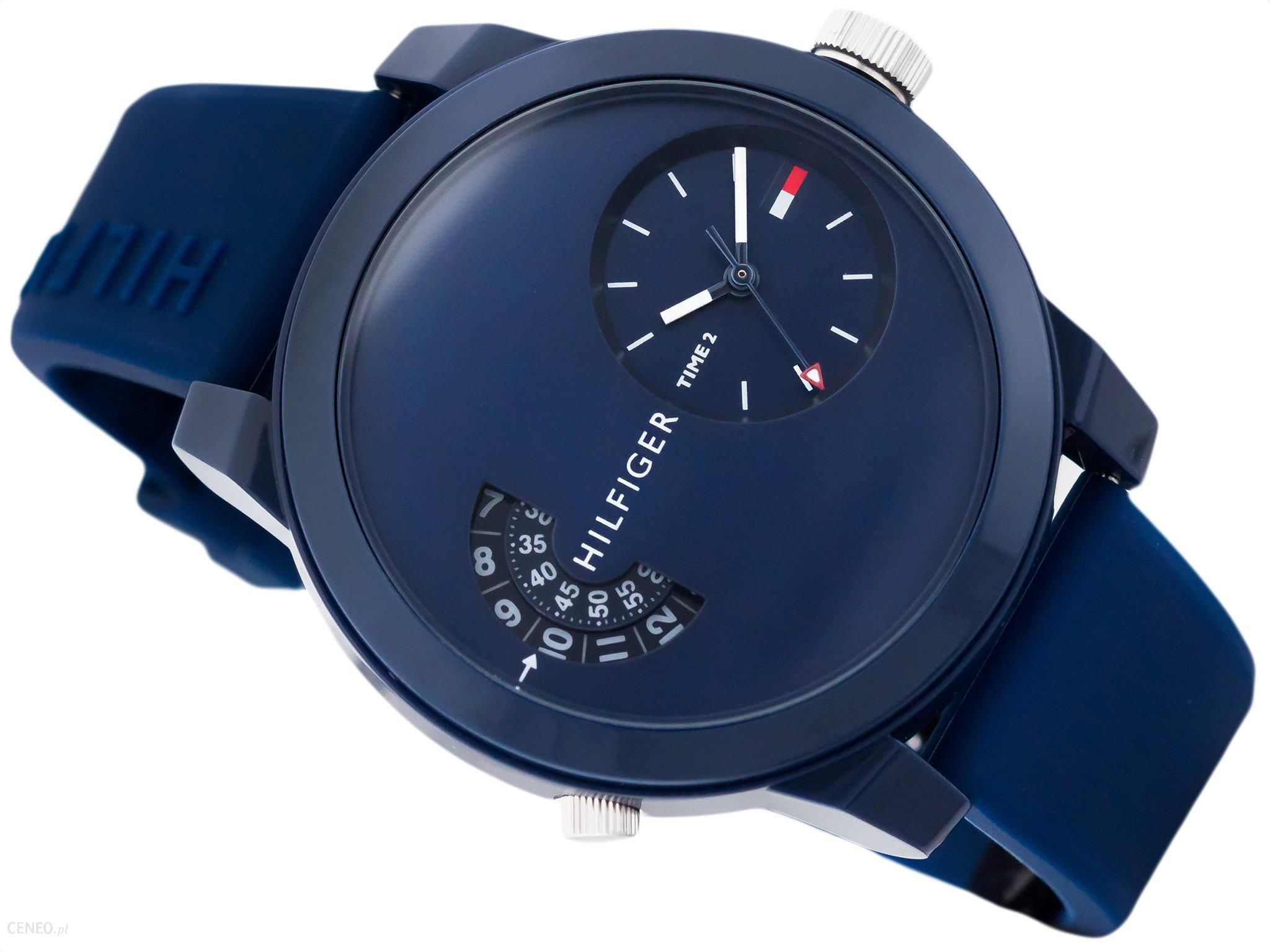  Shop Authentic Tommy Hilfiger Denim Blue Dial Blue Rubber Strap Watch for Men - 1791556 - Luxxuri