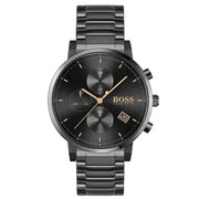  Shop Authentic Hugo Boss Integrity Black Dial Black Steel Strap Watch for Men - 1513780 - Luxxuri
