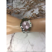  Shop Authentic Marc Jacobs Amy Life Pink Dial Silver Steel Strap Watch for Women - MBM3300 - Luxxuri