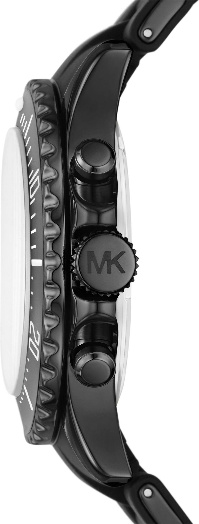  Shop Authentic Michael Kors Everest Chronograph Black Dial Black Silicone Strap Watch For Men - MK8980 - Luxxuri