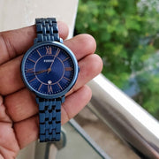  Shop Authentic Fossil Jacqueline Blue Dial Blue Steel Strap Watch for Women - ES4094 - Luxxuri