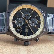  Shop Authentic Hugo Boss Grand Prix Black Dial Black Steel Strap Watch for Men - 1513578 - Luxxuri