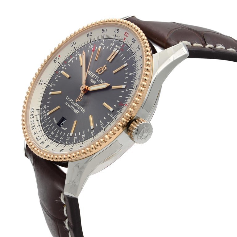  Shop Authentic Breitling Navitimer 1 Automatic 41mm Brown Dial Brown Leather Strap Mens Watch - U17326211M1P2 - Luxxuri