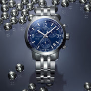  Shop Authentic Tissot PRC 200 Chronograph Blue Dial Silver Steel Strap Watch For Men - T055.417.11.047.00 - Luxxuri