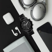  Shop Authentic Fossil Neutra Chronograph Black Dial Black Steel Strap Watch for Men - FS5474 - Luxxuri