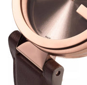  Shop Authentic Gucci Interlocking Brown Dial Brown Leather Strap Watch For Women - YA133309 - Luxxuri