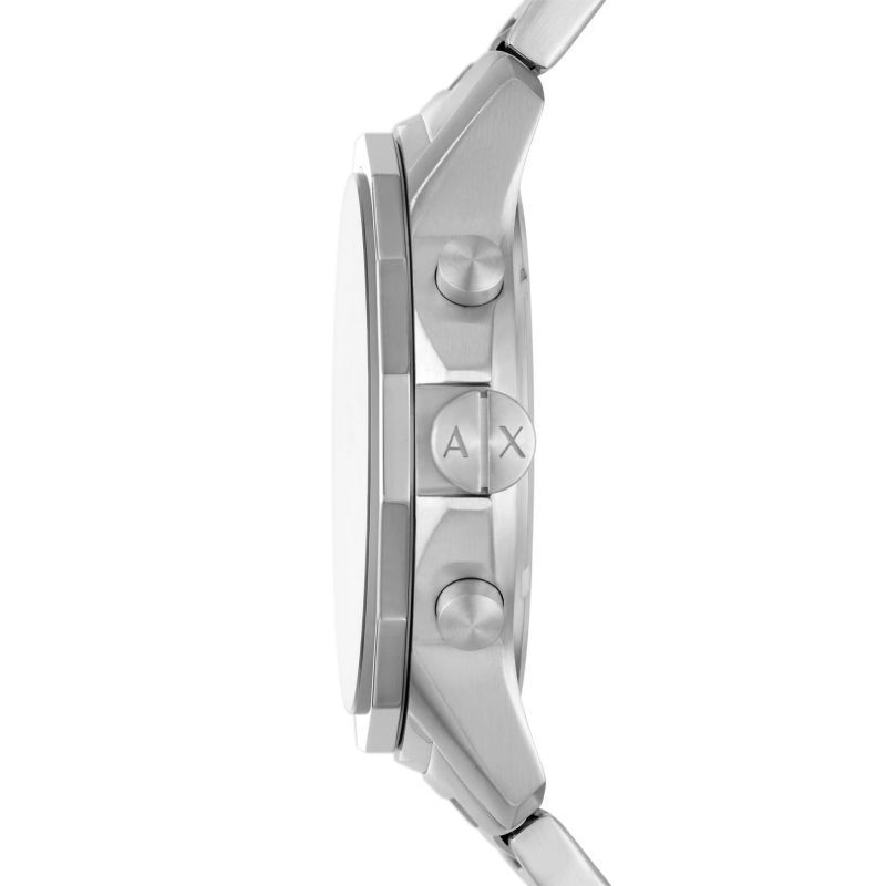  Shop Authentic Armani Exchange Outerbanks Chronograph Silver Dial Silver Steel Strap Watch For Men - AX7141 - Luxxuri