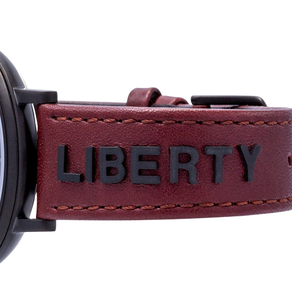  Shop Authentic Versace V-Circle Manifesto Black Dial Maroon Leather Strap Watch for Men - VBQ040017 - Luxxuri