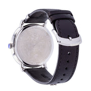  Shop Authentic Versace V-Circle Black Manifesto Courage Quartz Silver Dial Black Leather Strap Watch for Men - VBQ080017 - Luxxuri