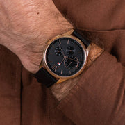  Shop Authentic Tommy Hilfiger Damon Quartz Black Dial Black Leather Strap Watch for Men - 1791419 - Luxxuri