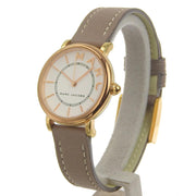  Shop Authentic Marc Jacobs Roxy White Dial Light Brown Leather Strap Watch for Women - MJ1538 - Luxxuri