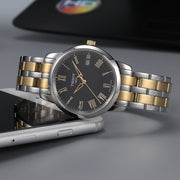  Shop Authentic Tissot T Classic Dream Black Dial Two Tone Steel Strap Watch for Men - T033.410.22.053.01 - Luxxuri