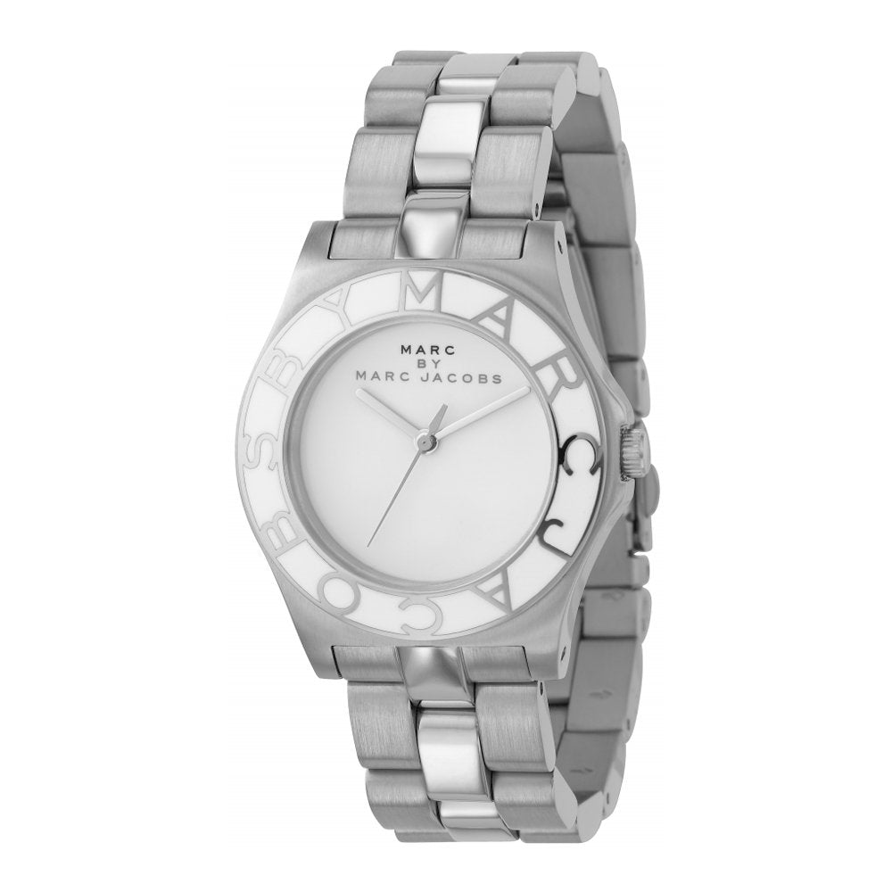  Shop Authentic Marc Jacobs Blade White Dial Silver Steel Strap Watch for Women - MBM3048 - Luxxuri