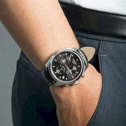  Shop Authentic Tissot PR 100 Chronograph Black Dial Black Leather Strap Watch For Men - T101.417.16.051.00 - Luxxuri