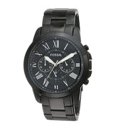  Shop Authentic Fossil Grant Chronograph Black Dial Black Steel Strap Watch for Men - FS4832 - Luxxuri