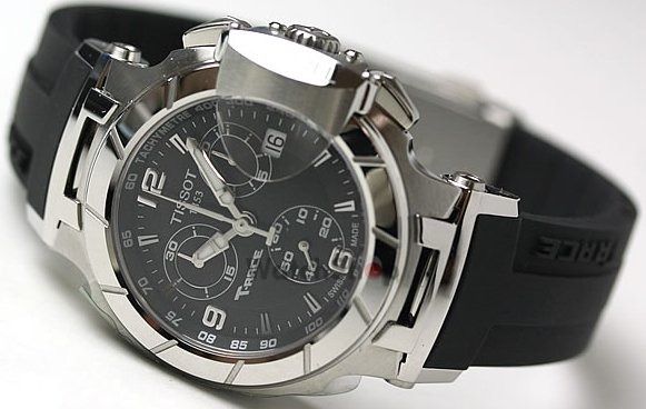  Shop Authentic Tissot T Race Chronograph Black Dial Black Rubber Strap Watch for Women - T048.217.17.057.00 - Luxxuri