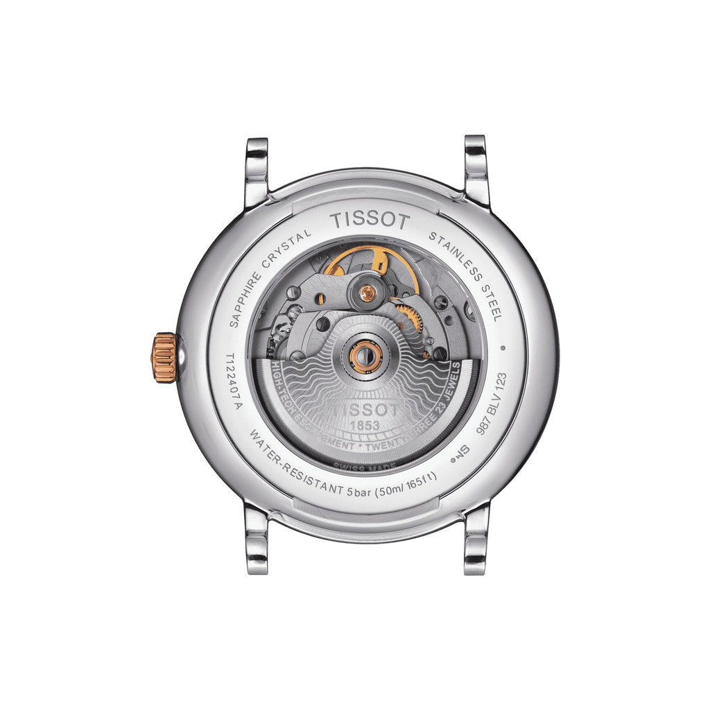  Shop Authentic Tissot Carson Premium Powermatic 80 Silver Dial Two Tone Steel Strap Watch For Men - T122.407.22.033.00 - Luxxuri